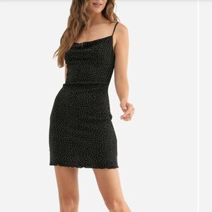 LUSH Sparkle Lettuce Edge Mini Dress